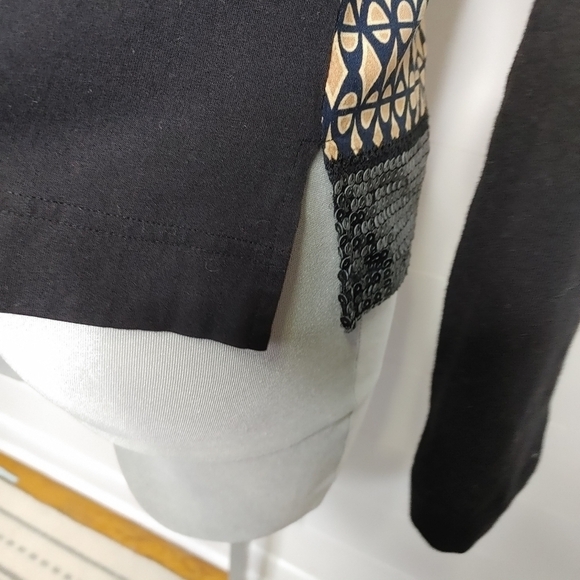 RIANI mixed print sequin cardigan size 6 - Picture 6 of 13